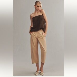 Anthropologie Curved Crop pants